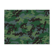 Tropics Verdant Camo Postcard