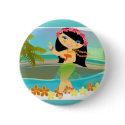 Tropo Girl Hula Dancer buttons by tropogirl Tropo Girl Hula Dancer buttons
