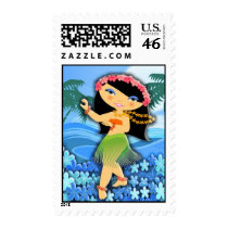 Tropogirl Moon Garden postage by tropogirl Tropogirl Moon Garden postage
