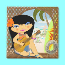 TROPOGIRL Waikiki magnets