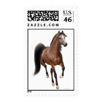 Trotting Arabian Horse Postage postage by twopurringcats Trotting Arabian Horse Postage postage
