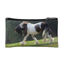 Trotting Gypsy Vanner Makeup Bag