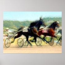 Trotting Power Poster