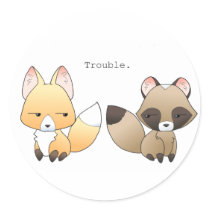 Trouble Stickers