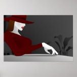 Trouble Waits for Me Print