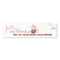 Troublmakers bumper sticker: Go to your room tour bumper stickers