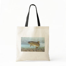 Trout, brook tote bag