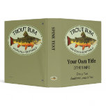Trout Bum Fishing Vinyl Binder