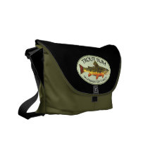 Trout Bum Fishing Messenger Bag