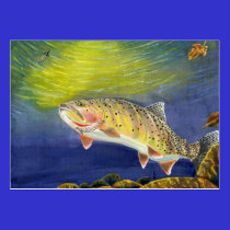 TROUT Business Card Template business cards