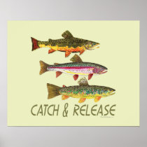 Trout Catch and Release Print