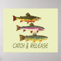 Trout Catch and Release Print
