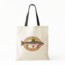 Trout Catch & Release Fishing Tote Bags