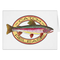 Trout Catch & Release Fishing Cards