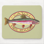 Trout Catch & Release Fishing Mouse Pads