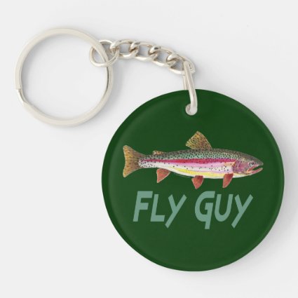 Trout Fishing Acrylic Key Chains