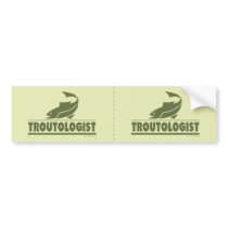 Trout Fishing Bumper Sticker