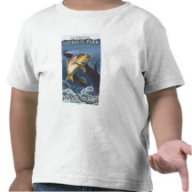 Trout Fishing Cross-Section 4 Tee Shirts