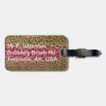 Trout Fishing Luggage Tag