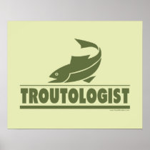 Trout Fishing Poster