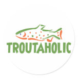 Trout Fishing stickers