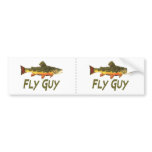 Trout Fly Fishing Bumper Stickers