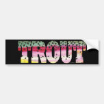 Trout Fly Fishing Bumper Stickers