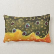 Trout Fly Fishing Pillow