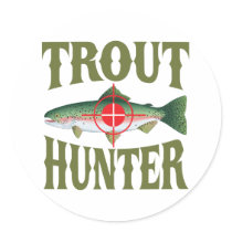 Trout Hunter stickers