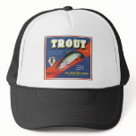 Trout Lake Chelan Fruit Growers Vintage Label hats