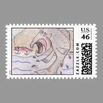 Trout/Salmon Postage postage