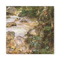 Trout Stream in the Tyrol by John Singer Sargent Refrigerator Magnets