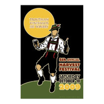Troutman Vineyards Harvest Festival 2009 posters