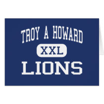 Troy A Howard Lions Middle Belfast Maine cards