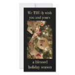 Tru-ly Blessed Holiday Card Photo Greeting Card
