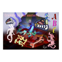 Trubble in the nursery by Anjo Lafin posters