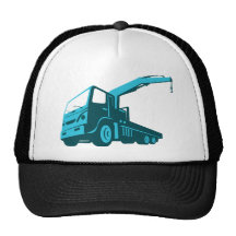 truck crane cartage hoist retro hats