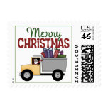 Truck Driver Christmas postage