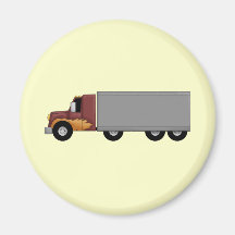 Truck Driver Fridge Magnets