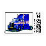 Truck Driver Postage Stamp