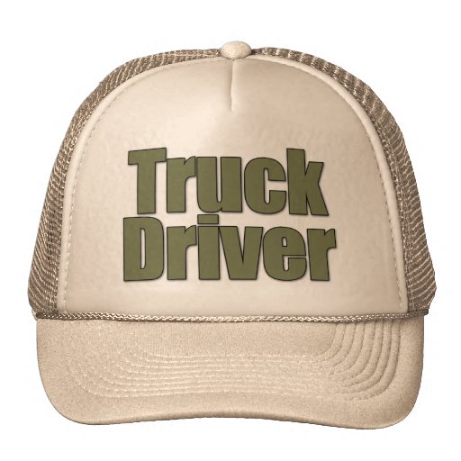 TRUCK DRIVER TRUCKER HAT Zazzle