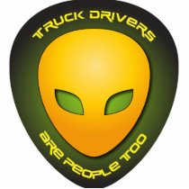 Truck Drivers Are People Too photo sculptures