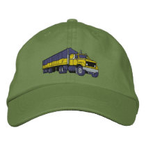 Truck embroidered hats