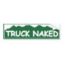 Truck-Naked Bumper Stickers