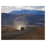 Truck on dirt road in western Canada Custom Flyer