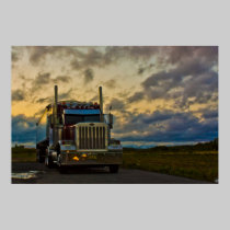 Truck Stop Sky fine art print posters