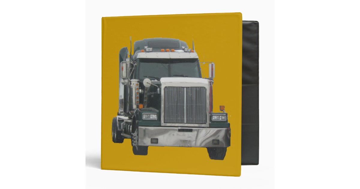 Truck tractor binder Zazzle