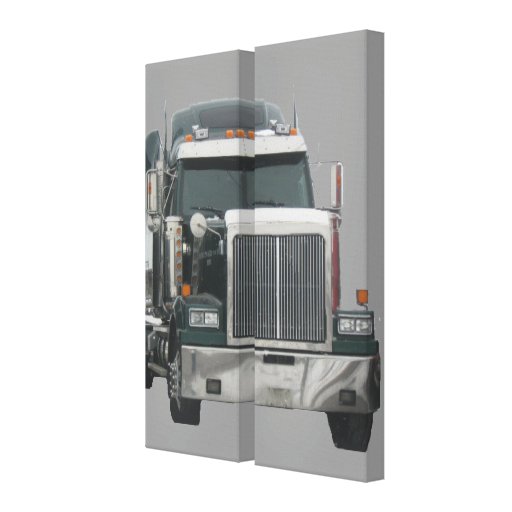 Truck tractor gallery wrap canvas
