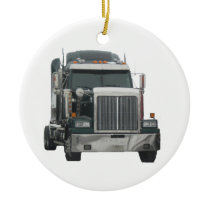 Truck tractor ornament