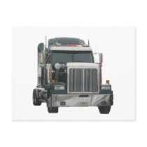 Truck tractor postcard